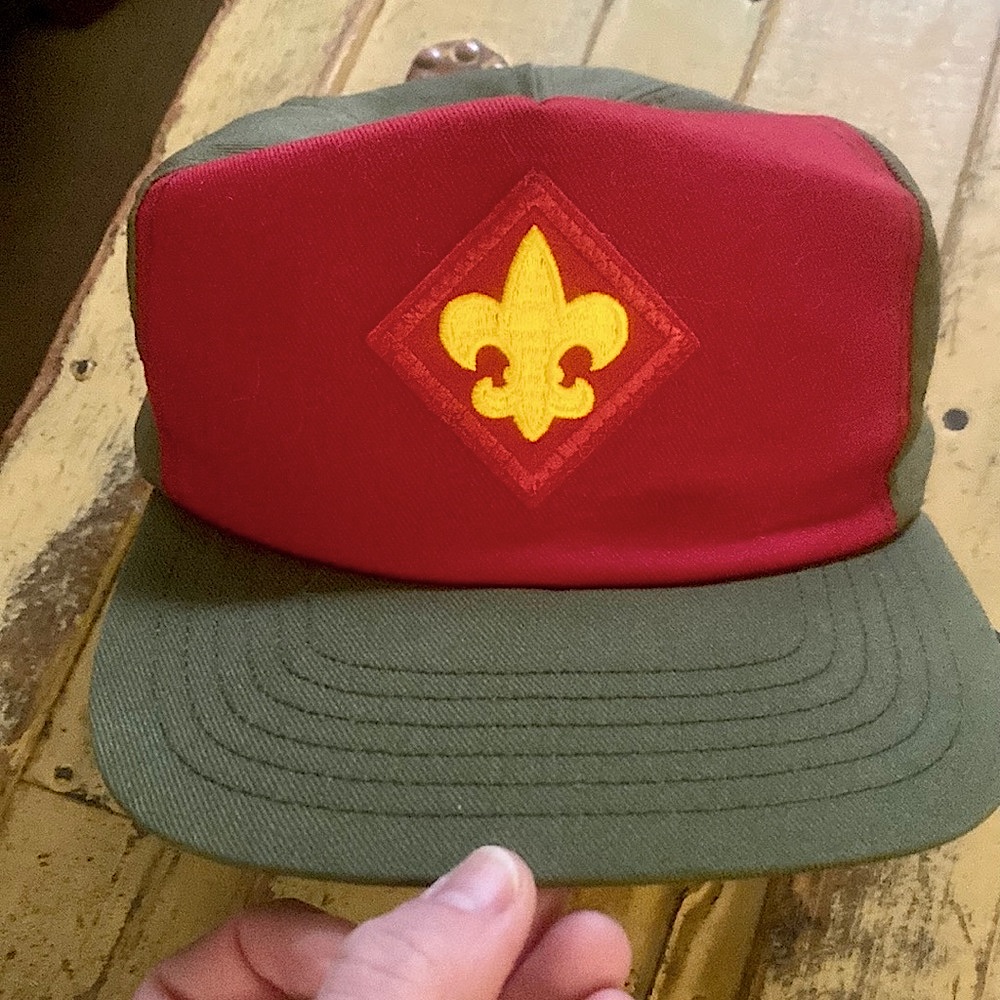 Vintage Fleur De Lis Trucker Hat Embroidered Distressed Snapback Hat Trucker Hat